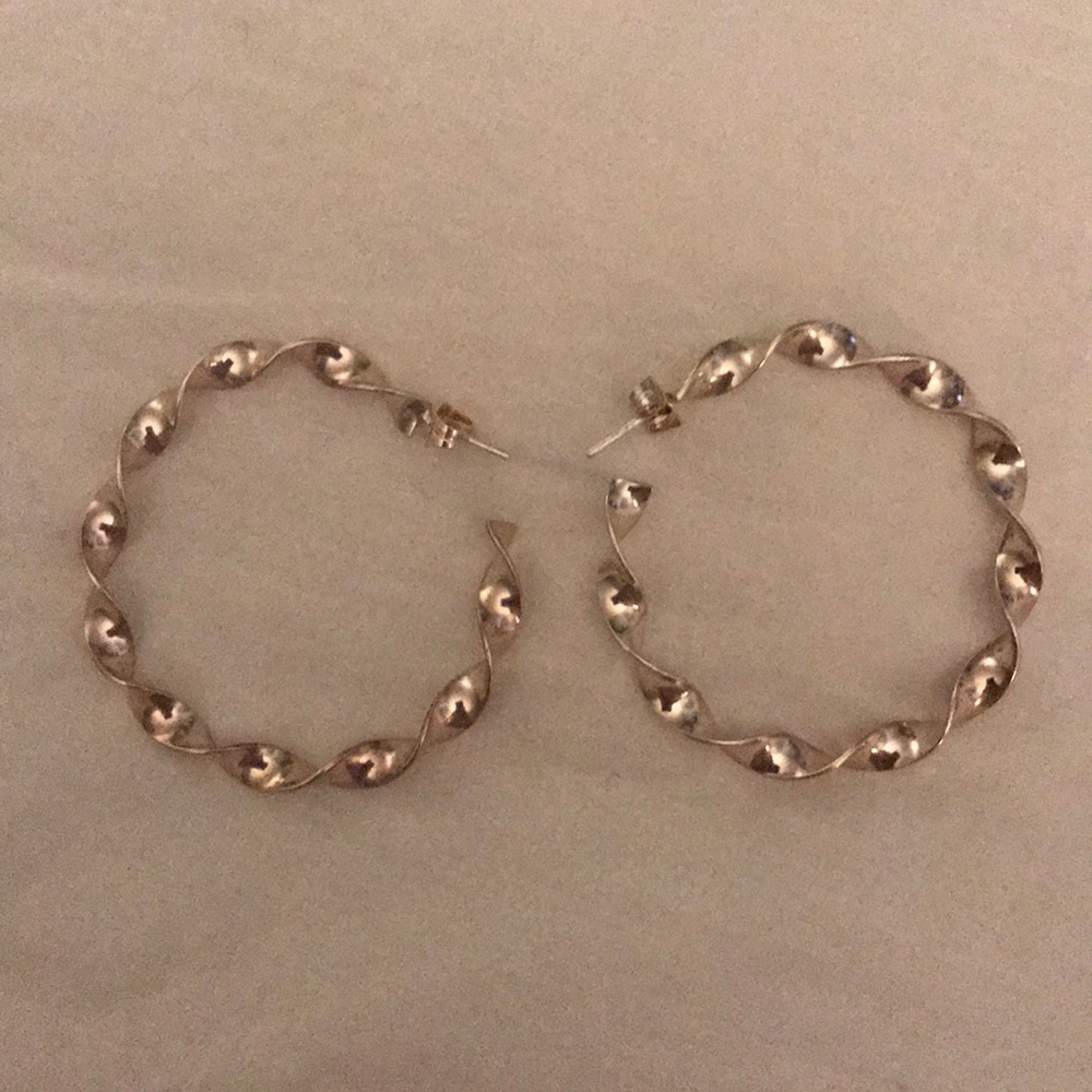 Silver Hoop Earrings